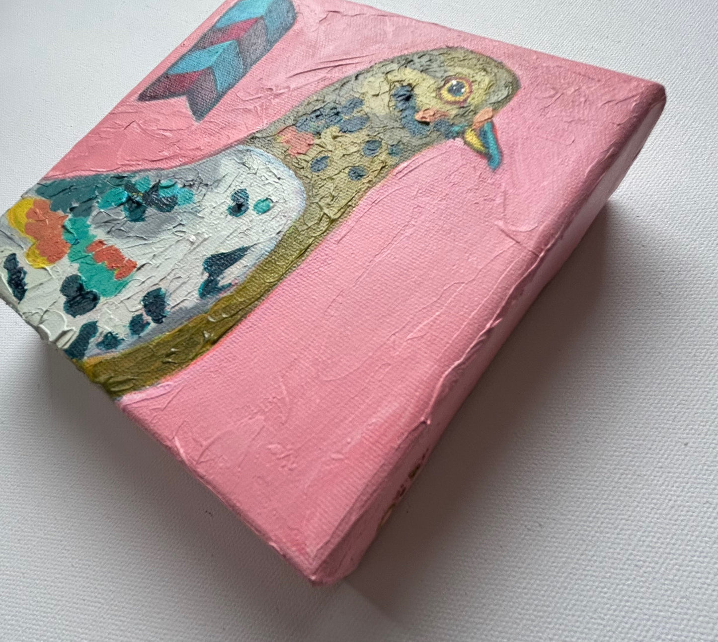 Hubie-Herbert Pigeon Acrylic Painting