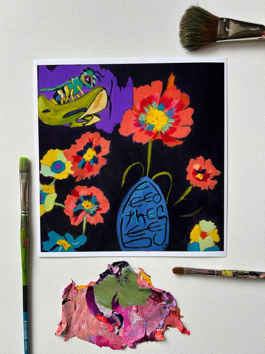 GeeBeeZ Bee Art Print - Feed the Bees Series | Fetch + Bloom Studio