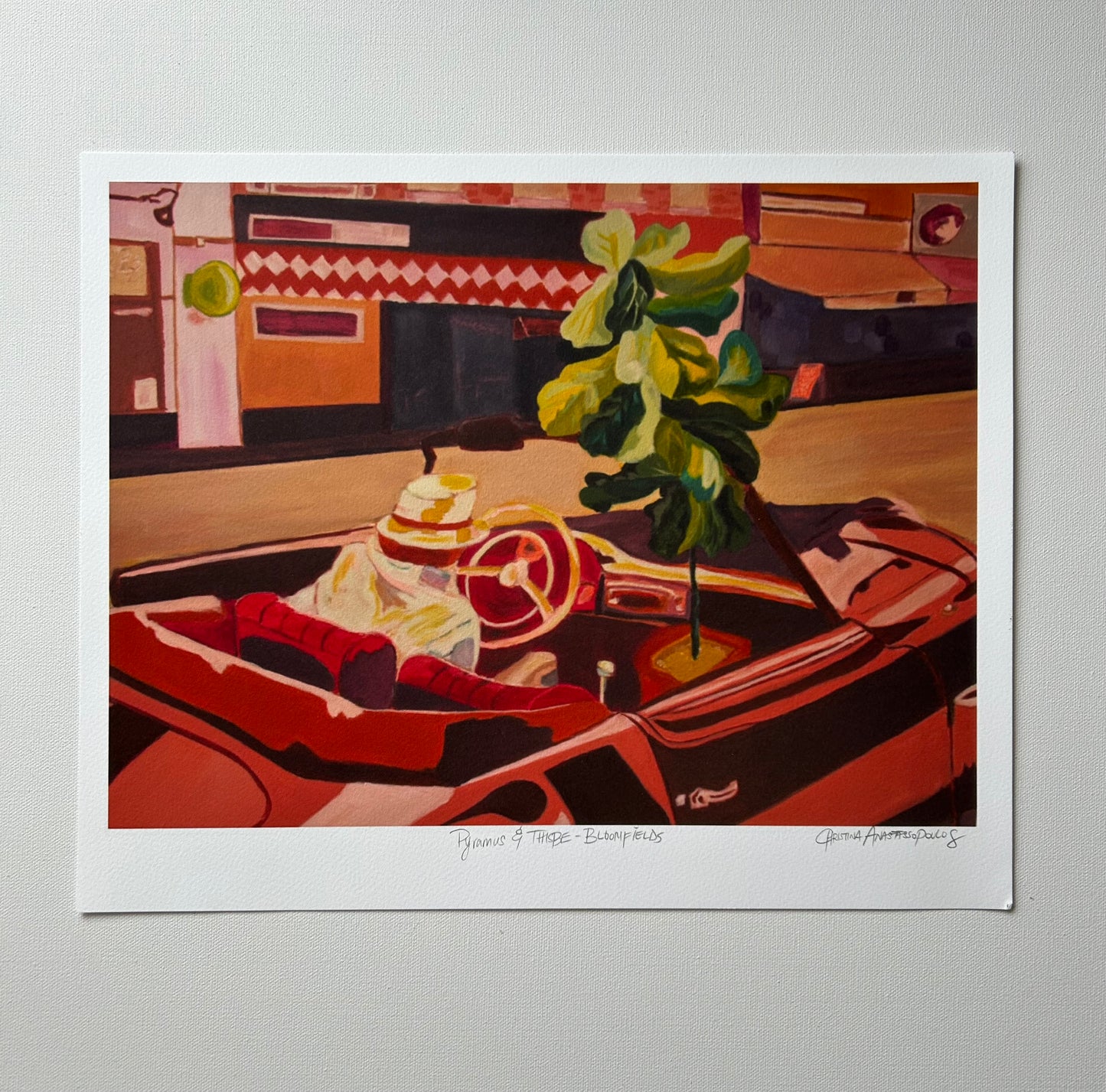 Pyramus and Thisbe Art Print - Ottawa Local Glebe Mythology Illustration | Fetch + Bloom