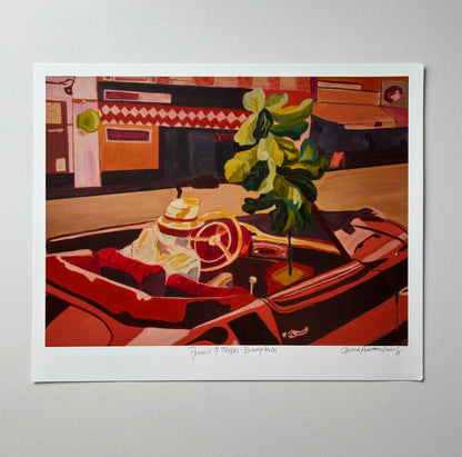 Pyramus and Thisbe Art Print - Ottawa Local Glebe Mythology Illustration | Fetch + Bloom