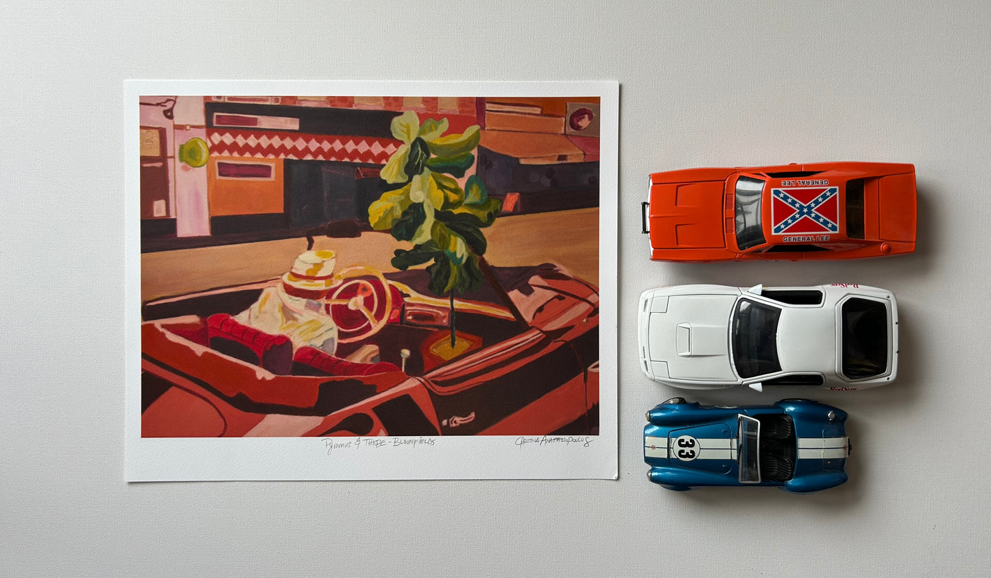 Pyramus and Thisbe Art Print - Ottawa Local Glebe Mythology Illustration | Fetch + Bloom