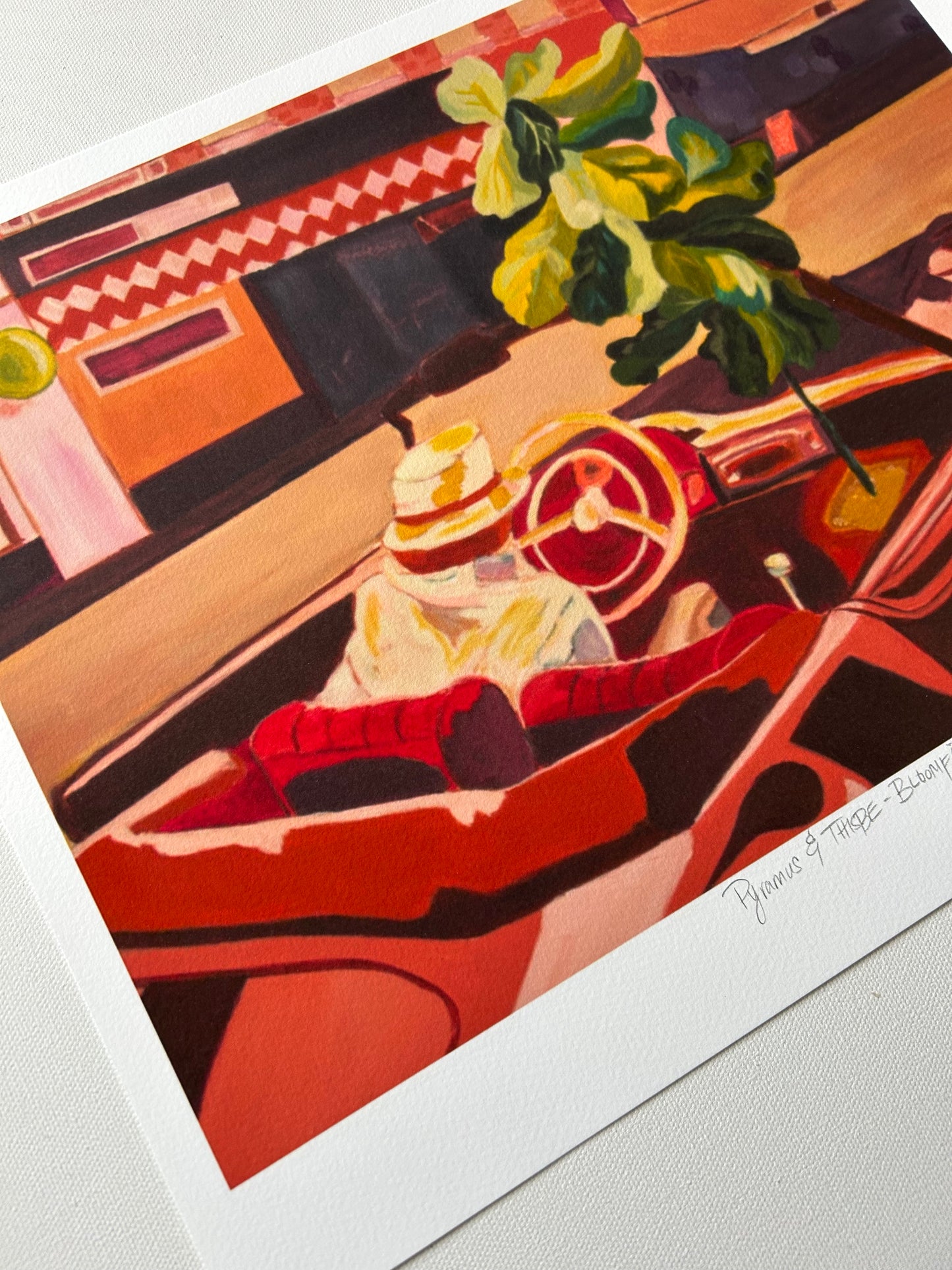 Pyramus and Thisbe Art Print - Ottawa Local Glebe Mythology Illustration | Fetch + Bloom