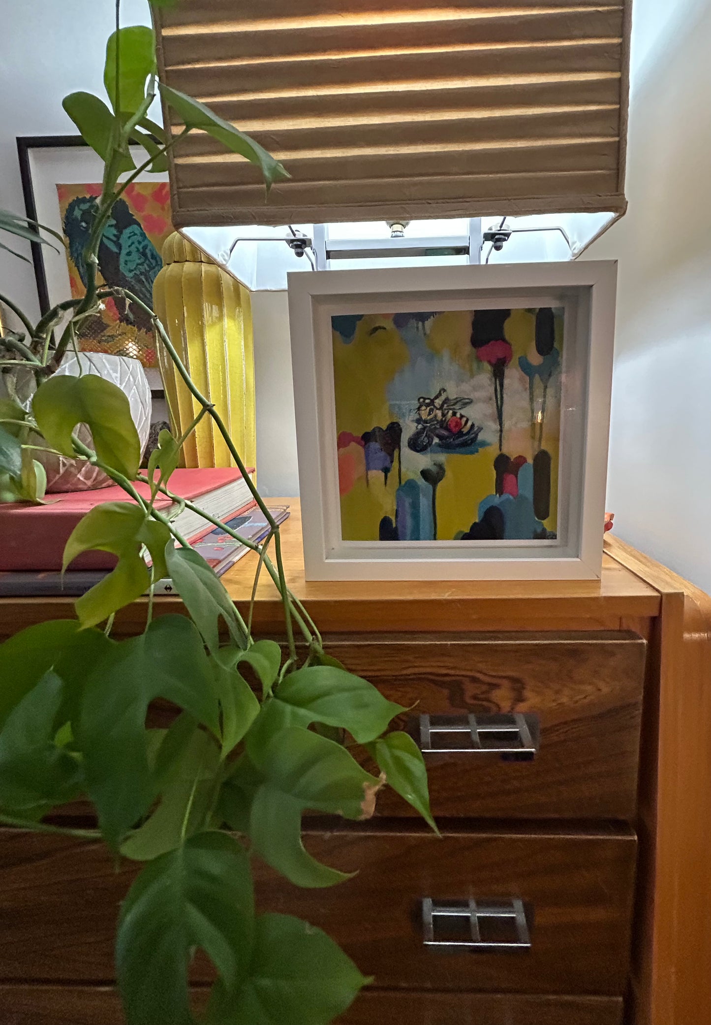 This Be(e) my Ride or Die Bee Art Print -Moto Bee llustration | Fetch + Bloom