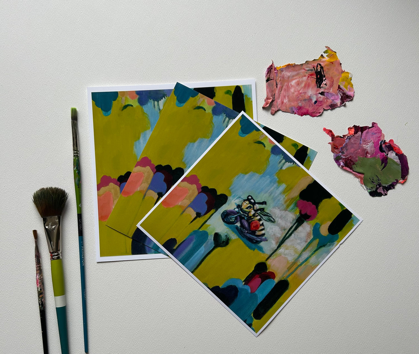 This Be(e) my Ride or Die Bee Art Print -Moto Bee llustration | Fetch + Bloom