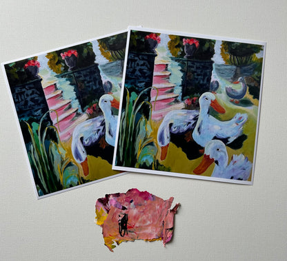 Promenade Art Print - Duck Illustration | Fetch + Bloom Studio