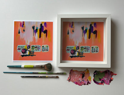 Sad Be(e)cause Art Print - Bee Political Satire Illustration | Fetch + Bloom
